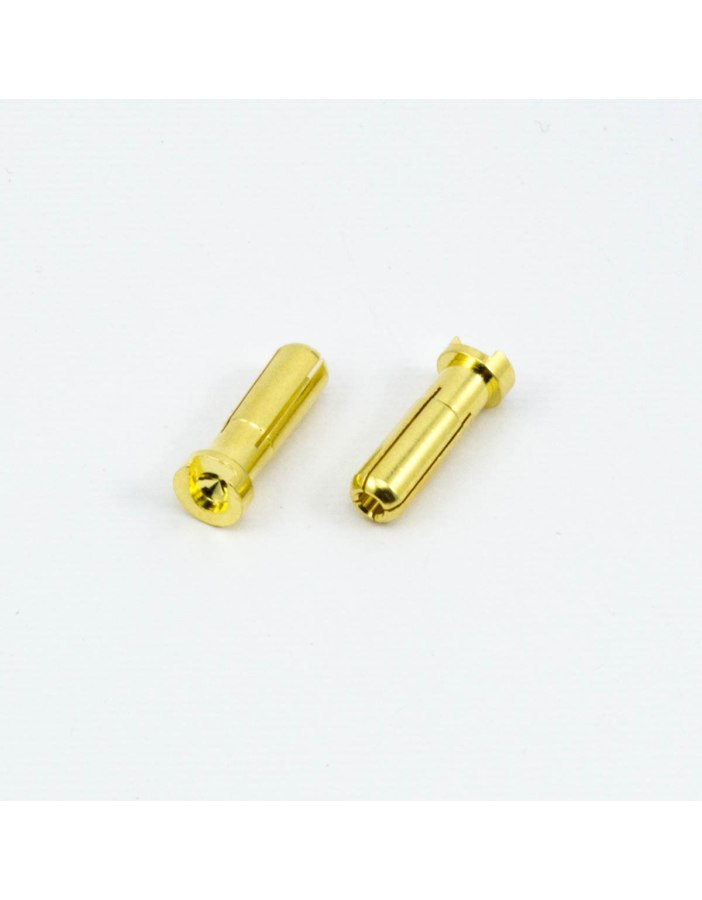 BANANA 5.0MM 90º MACHO (2) ULTIMATE RACING