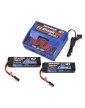 Traxxas EZ-Peak Charger Dual + 2X LiPo 7,4V 7600mAh | Big Bang Hobbies