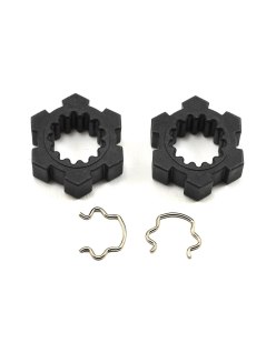 Hexagonos Rueda + Clips Traxxas X-Maxx (Negro)| Big Bang Hobbies