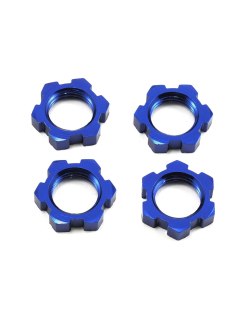Traxxas X-Maxx 17mm Splined Wheel Nut (Blue) (4) | Big Bang Hobbies