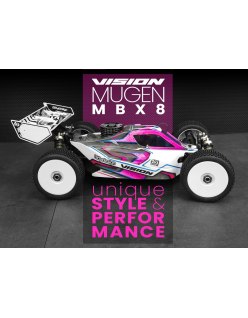 Bittydesign Vision Pre-Cut Mugen MBX8 Nitro Buggy Body  | BBH