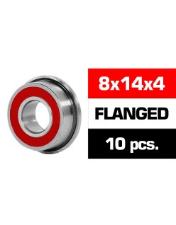 Ultimate Racing 8x14x4 Flanged 2RS Rodamientos | Big Bang Hobbies
