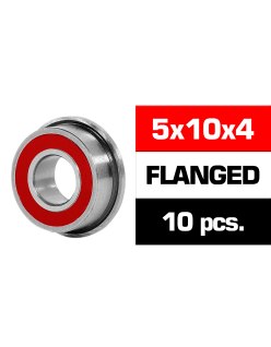Ultimate Racing 5x10x4 Flanged 2RS (10U.) Bearings | Big Bang Hobbies