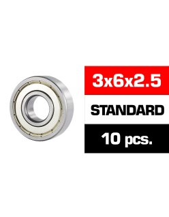 Ultimate Racing 3x6x2.5 ZZ (10U.) Bearings | Big Bang Hobbies