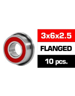 Ultimate Racing 3x6x2.5 Flanged 2RS (10U.) Bearings | Big Bang Hobbies