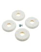 AKA Evo 1/8Th Wheel Stiffener (White) (4) | Big Bang Hobbies