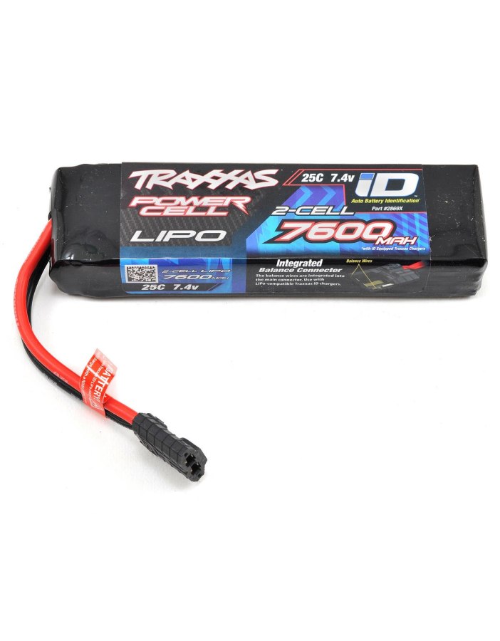 Traxxas Power Cell 2S 7.4v 7600mAh 25C LiPo Battery | Big Bang Hobbies