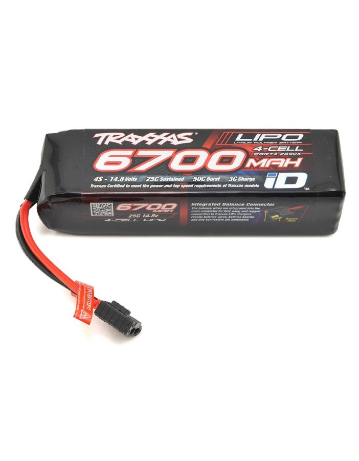 Traxxas Power Cell 4S 14.8v 6700mAh LiPo Battery | Big Bang Hobbies