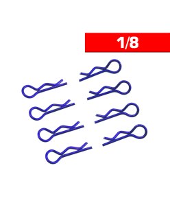 Clips Carrocer�a 1/8 Azul Ultimate Racing | Big Bang Hobbies