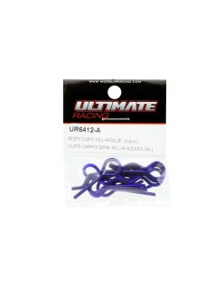 Ultimate Racing 1/8 Body Clips Blue | Big Bang Hobbies