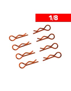 Clips Carrocer A 1/8 Naranja Ultimate Racing | Big Bang Hobbies