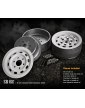 Gmade 1.9 SR02 Gloss White- Crawler Beadlock Wheels | Big Bang Hobbies