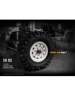 Llantas Gmade 1.9 SR02 Beadlkock Blanco - Ruedas Crawler | BBH